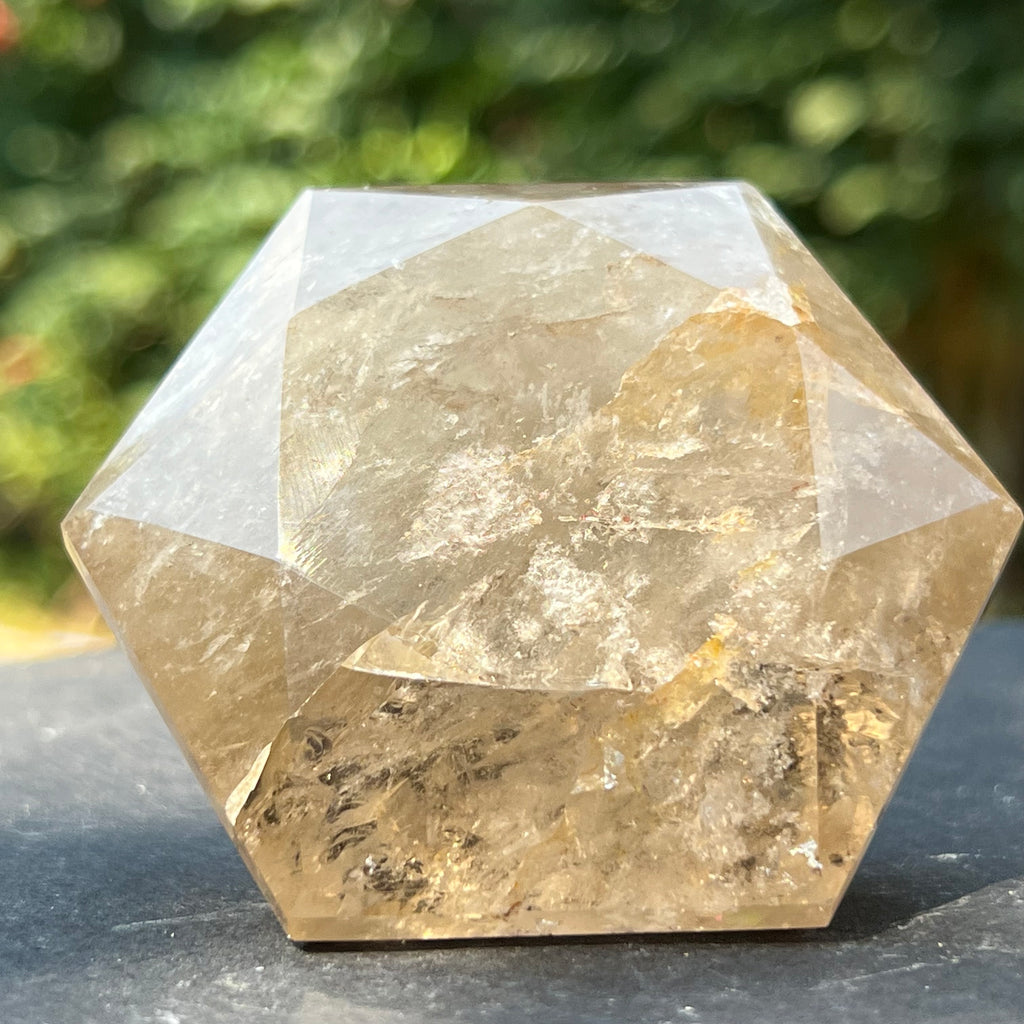 Cuart fumuriu curcubeu forma diamant model 4, druzy.ro, cristale 5