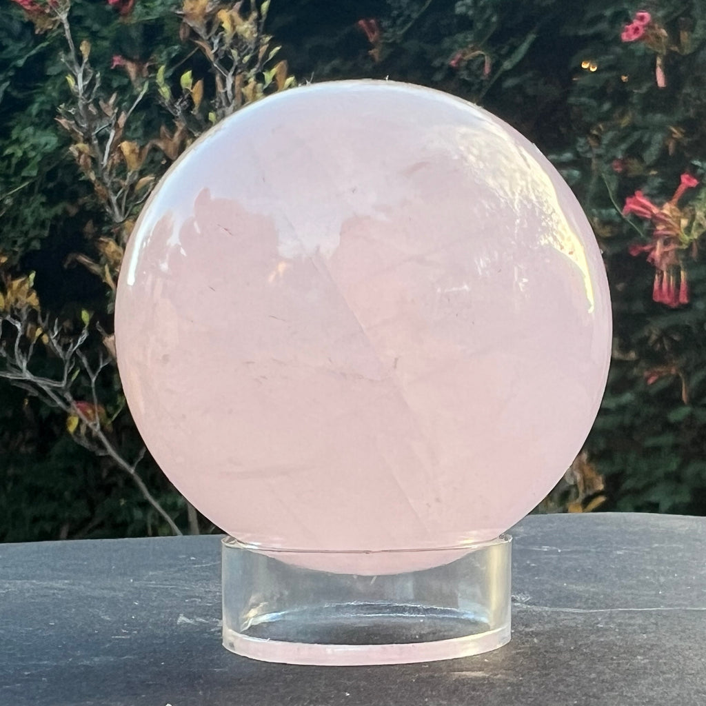 Sfera cuart roz Madagascar model 2, druzy.ro, cristale 2