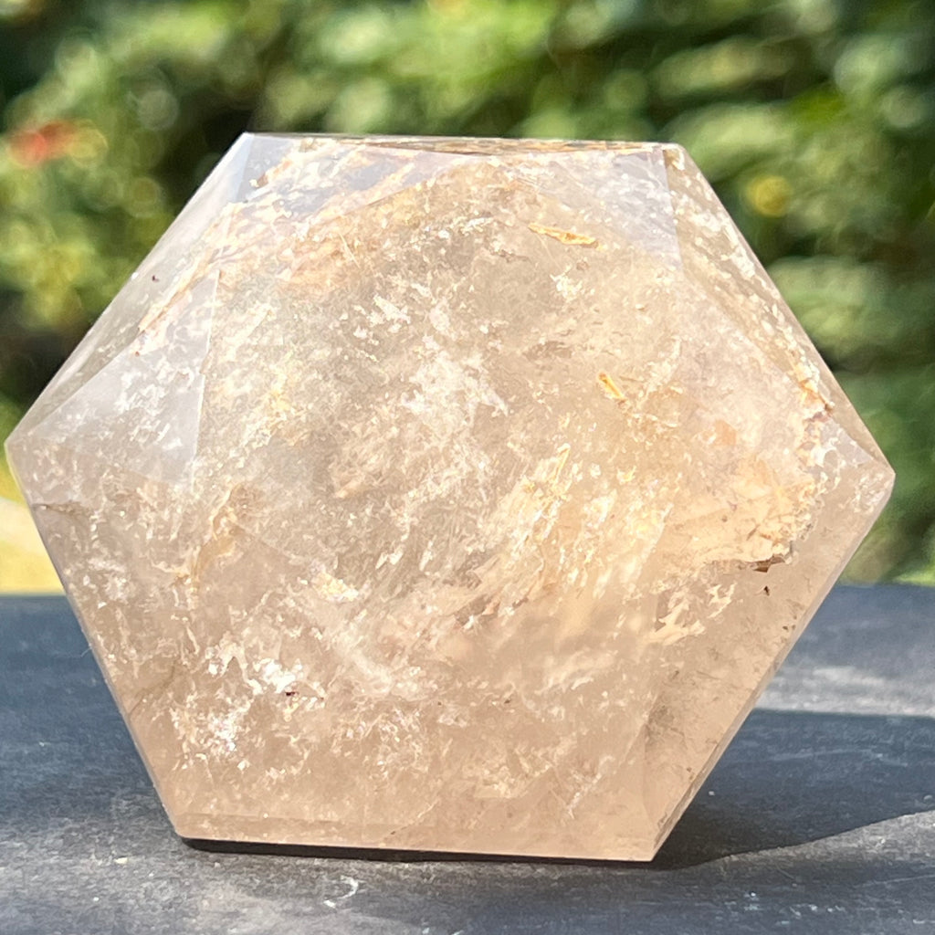 Cuart fumuriu curcubeu forma diamant model 5, druzy.ro, cristale 7