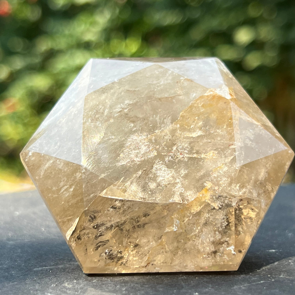 Cuart fumuriu curcubeu forma diamant model 4, druzy.ro, cristale 1