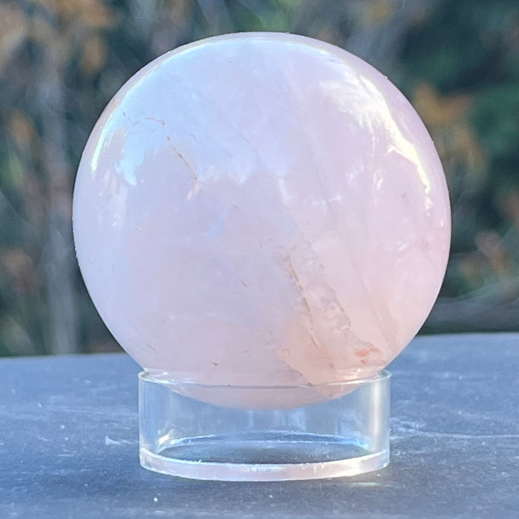Sfera cuart roz Madagascar model 4, druzy.ro, cristale 2
