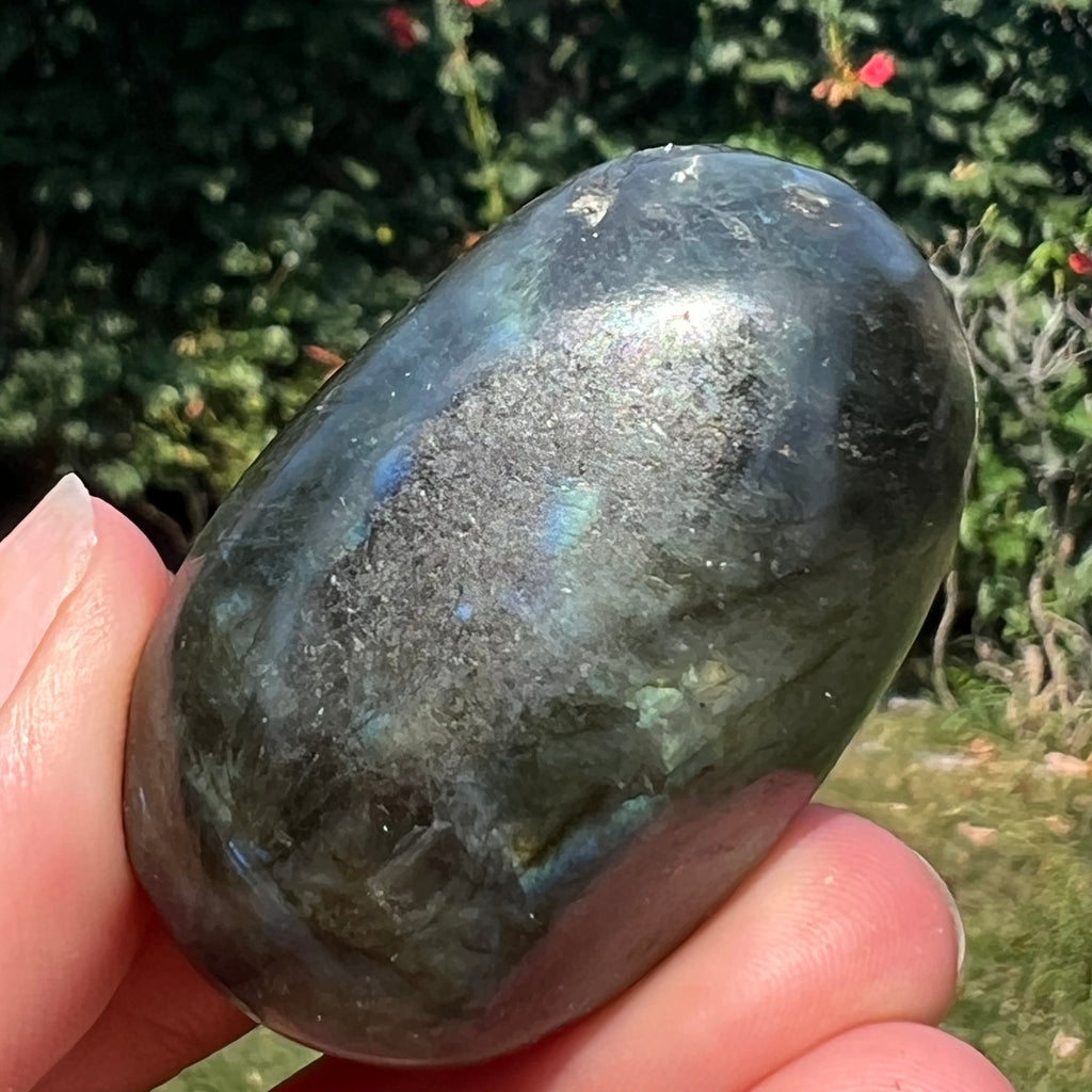 Labradorit palm stone m17, druzy.ro, cristale 2