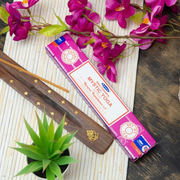 Betisoare parfumate Satya Nag -Mystic Yoga – Incense Sticks, druzy.ro 2