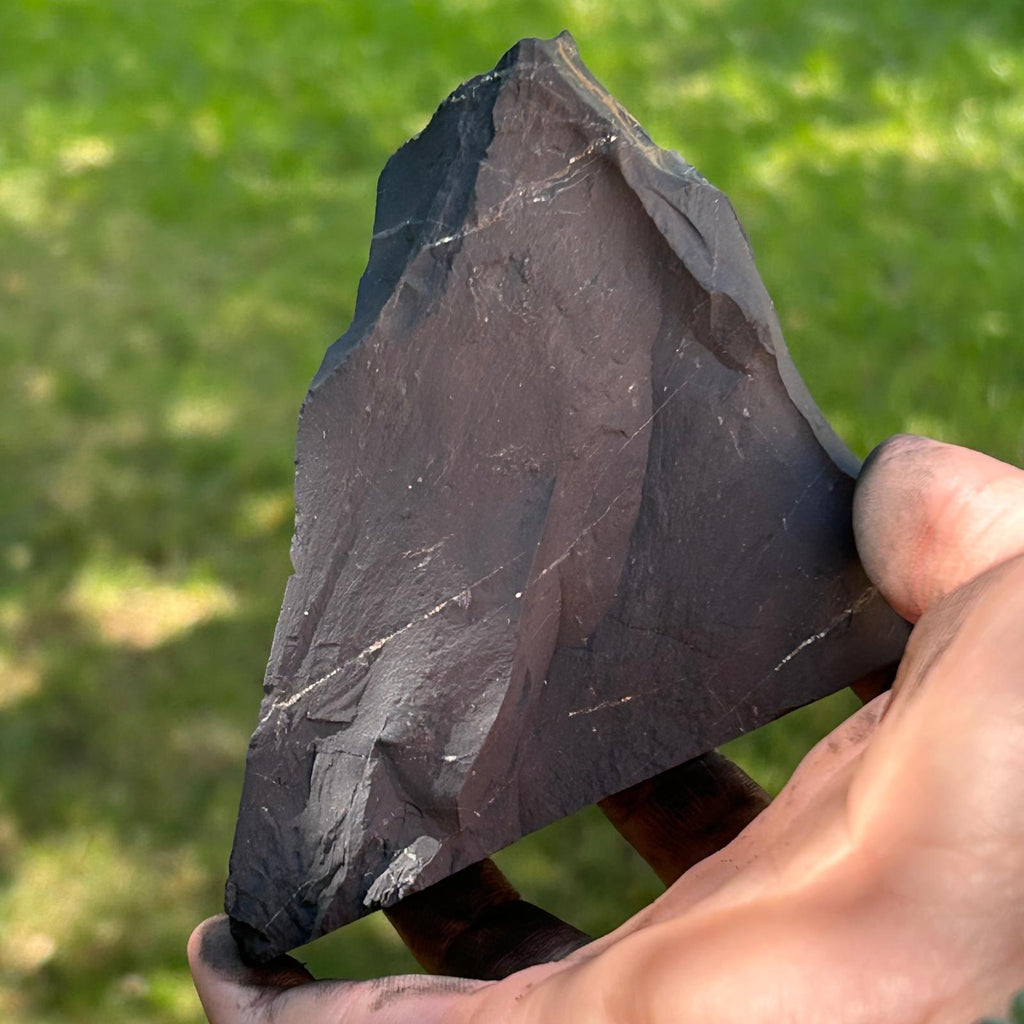 Shungit piatra bruta XXL model 8, pietre semipretioase - druzy.ro 1 
