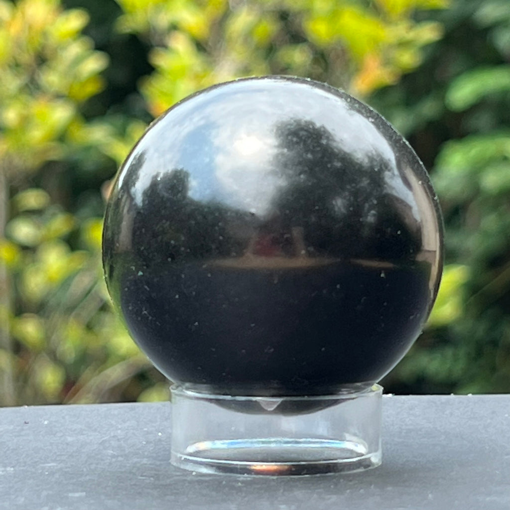 Bazalt sfera 4.5 cm, druzy.ro, cristale 2