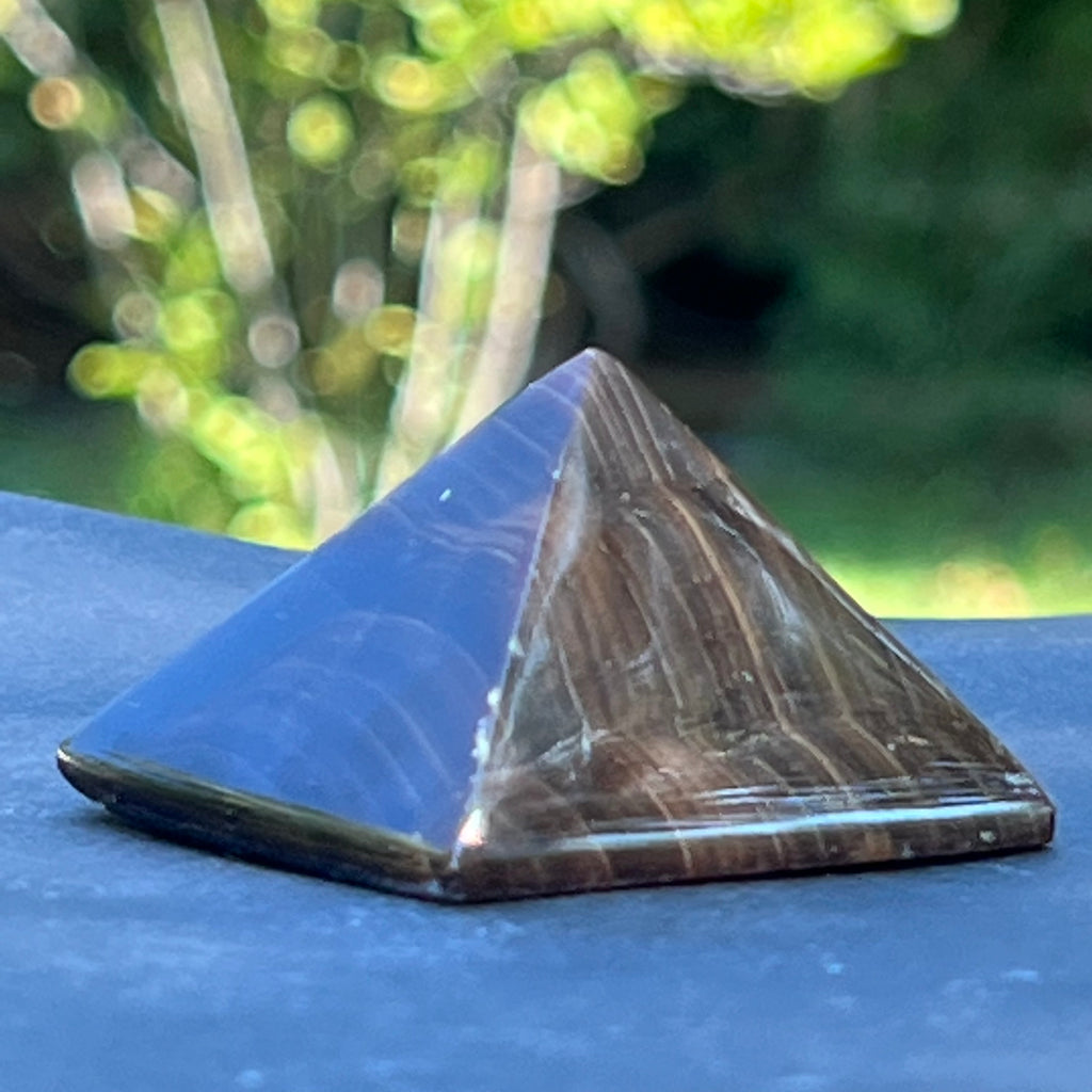 Piramida calcit ciocolata, druzy.ro, cristale 2