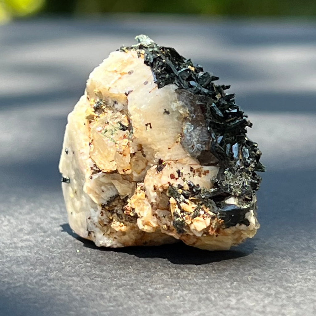 Cluster egirin mini cuart fumuriu/negru Zomba m10, druzy.ro, cristale 2