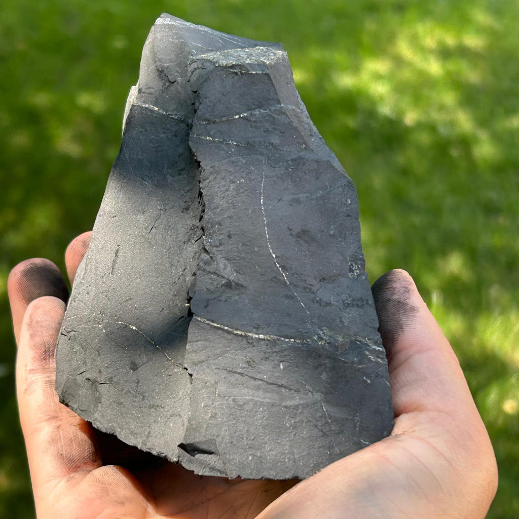 Shungit piatra bruta XXL model 8, pietre semipretioase - druzy.ro 3 