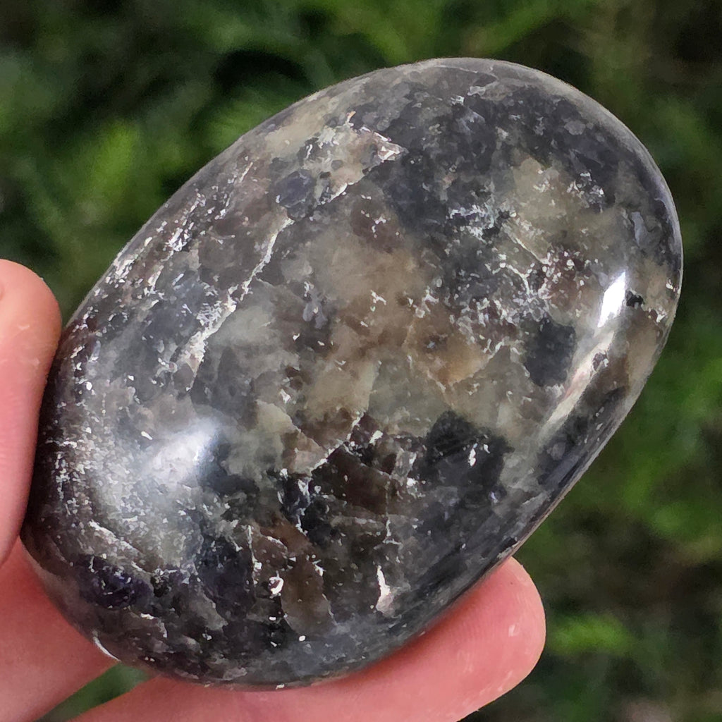 Palmstone Iolit (safir de apa) din Madagascar model 6, pietre semipretioase - druzy.ro 2 