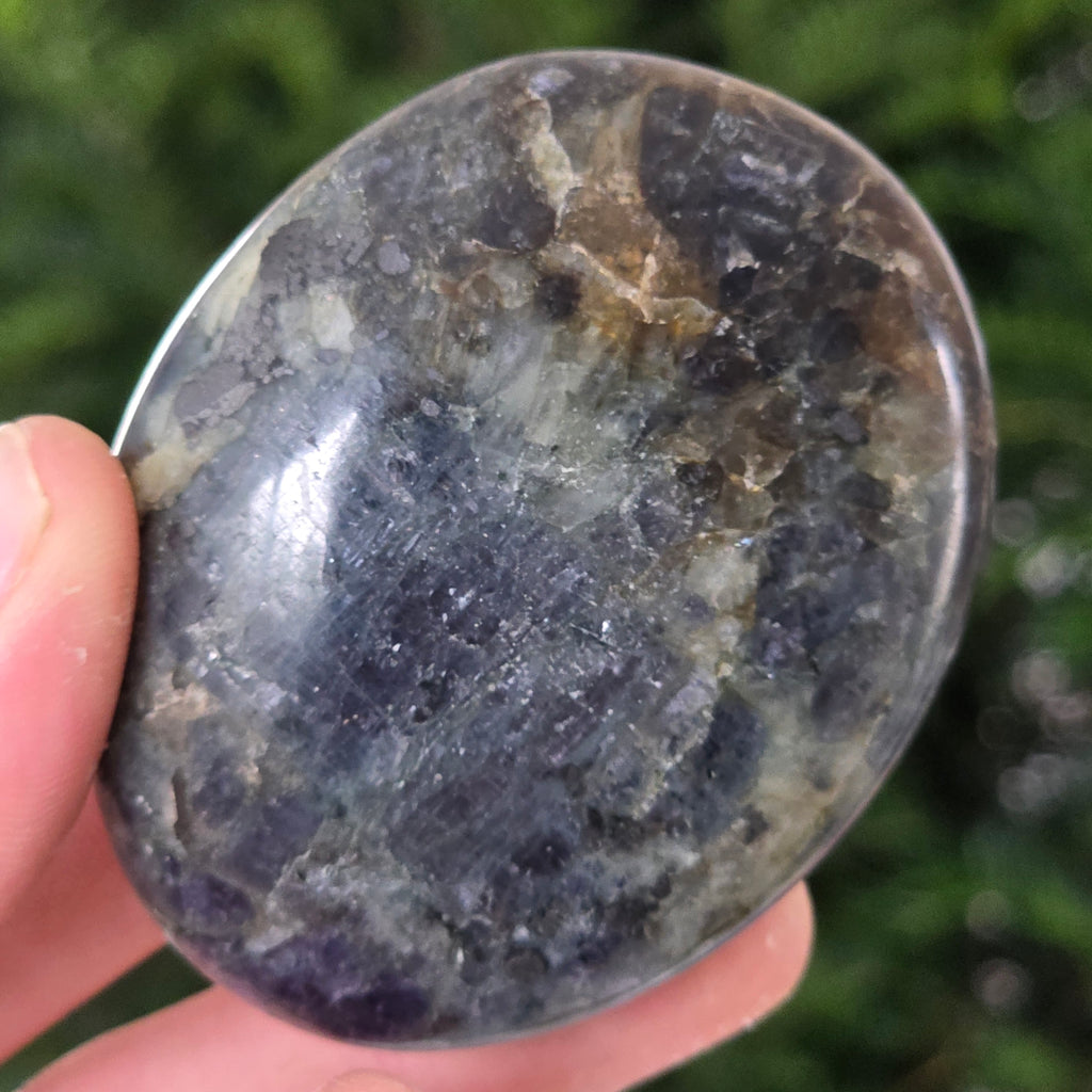 Palmstone Iolit (safir de apa) din Madagascar model 2, pietre semipretioase - druzy.ro 1 
