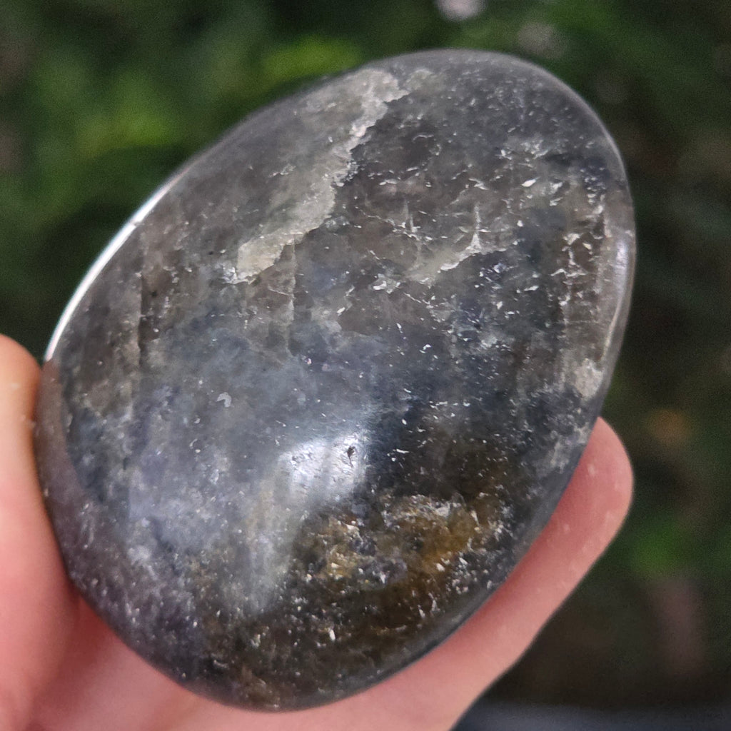 Palmstone Iolit (safir de apa) din Madagascar model 12, pietre semipretioase - druzy.ro 1 