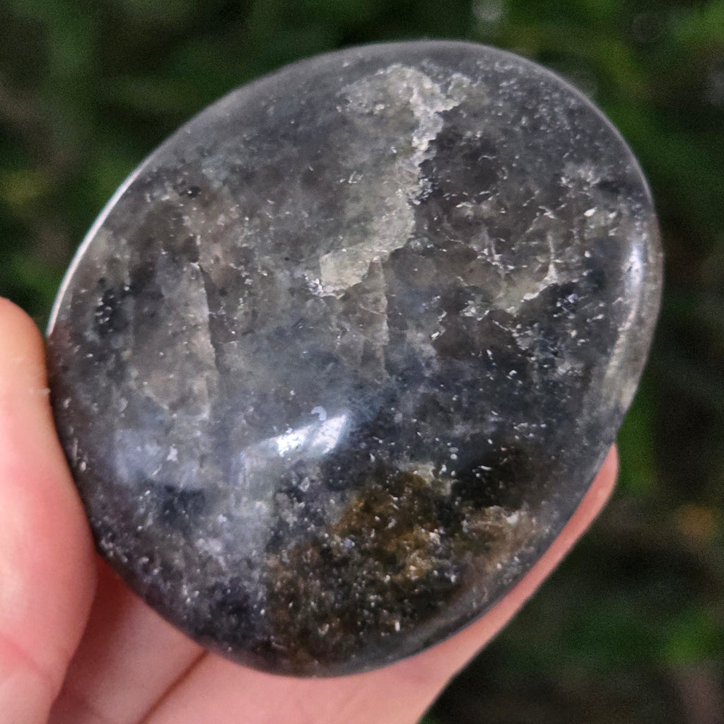 Palmstone Iolit (safir de apa) din Madagascar model 12, pietre semipretioase - druzy.ro 2 