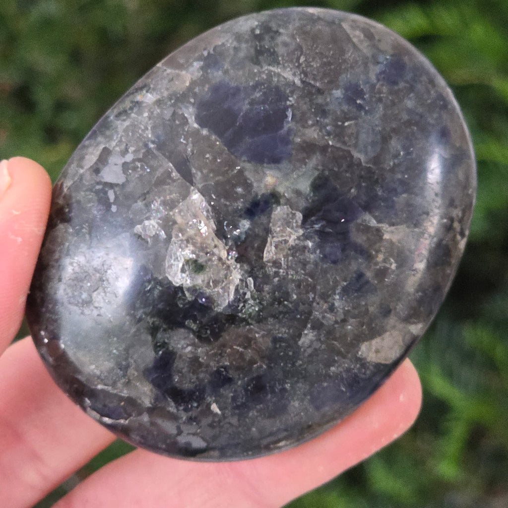 Palmstone Iolit (safir de apa) din Madagascar model 5, pietre semipretioase - druzy.ro 1 