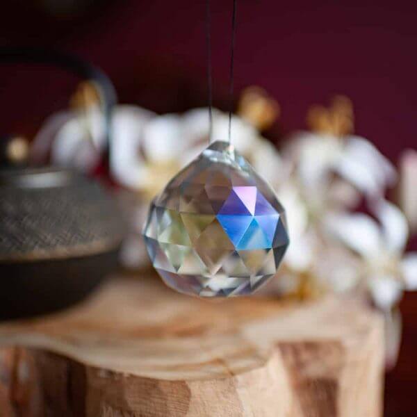 Feng shui sfera cristal curcubeu 5cm, druzy.ro, cristale 2