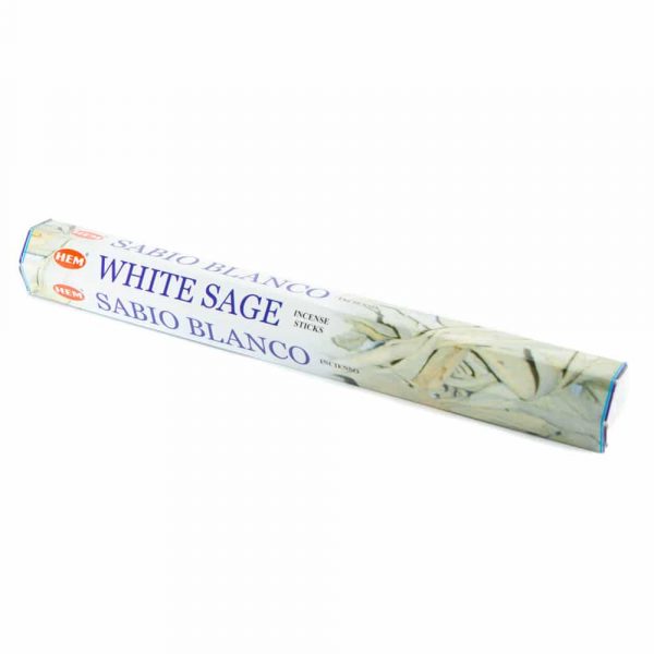 Betisoare parfumate HEM White Sage 20 buc, druzy.ro 1