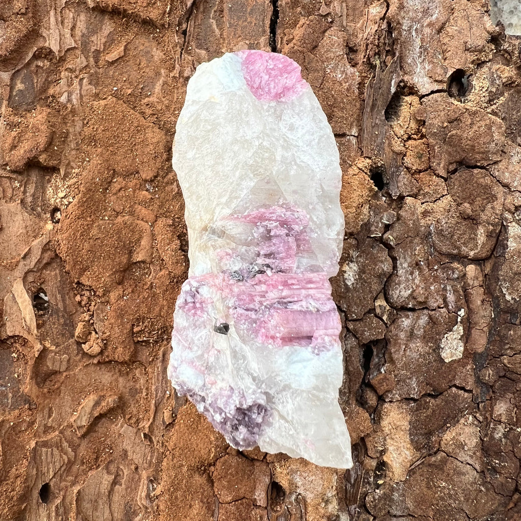 Turmalina roz bruta m8, druzy.ro, cristale 5
