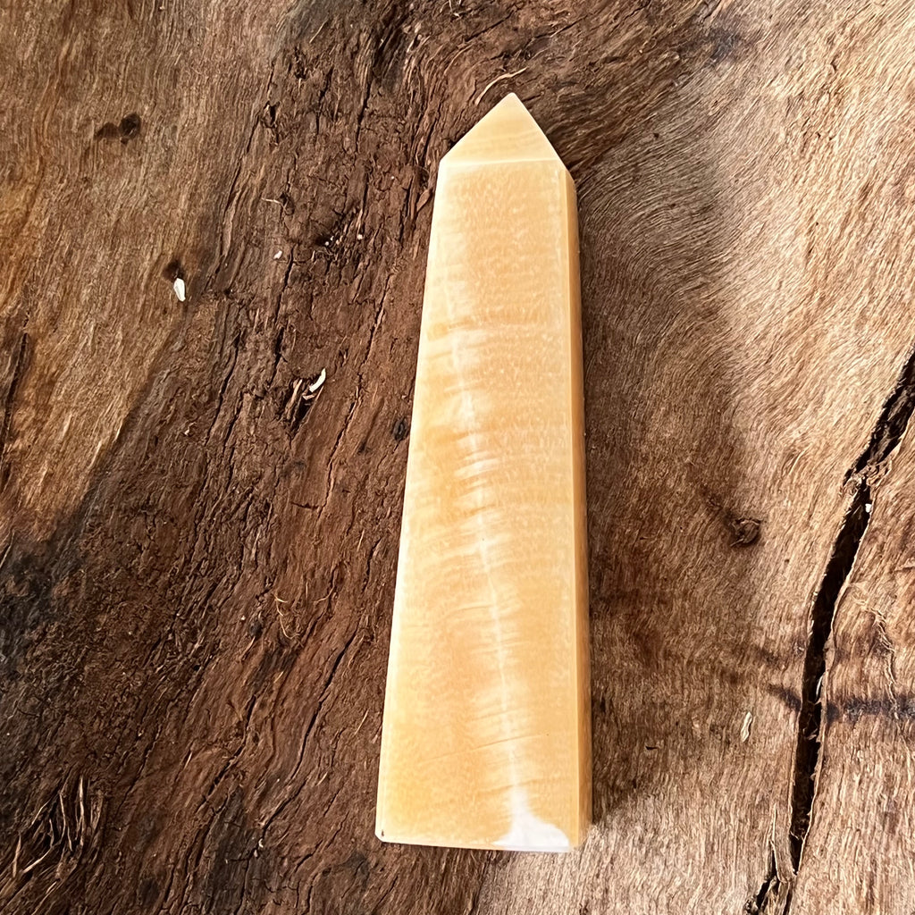 Obelisc calcit 11-14 cm, druzy.ro, cristale 4