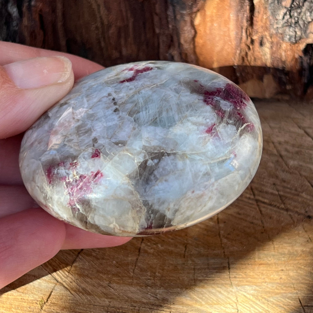 Palmstone rubelit/ turmalina roz m8, druzy.ro, cristale 2