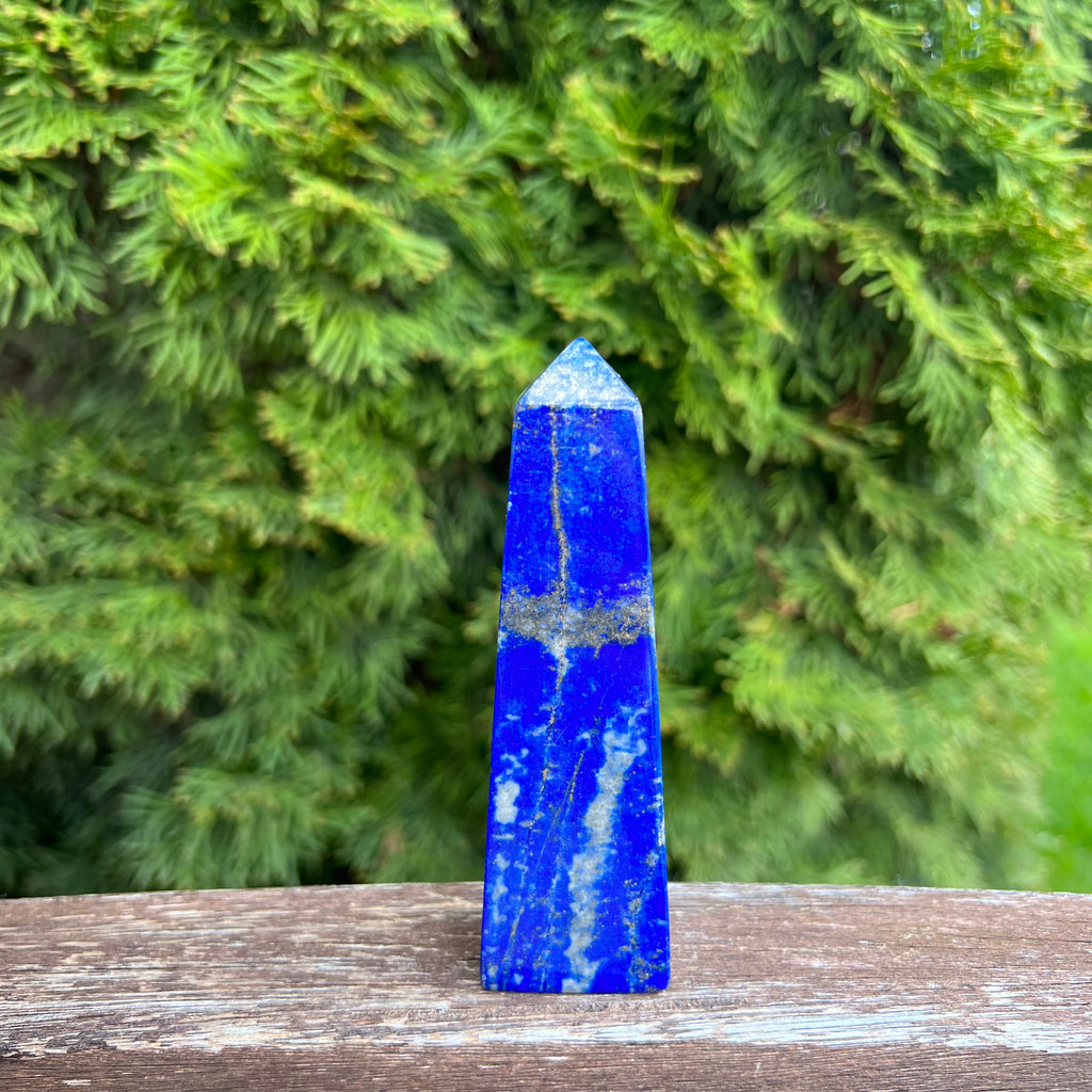 Turn/obelisc lapis lazuli m11, druzy.ro, cristale 3