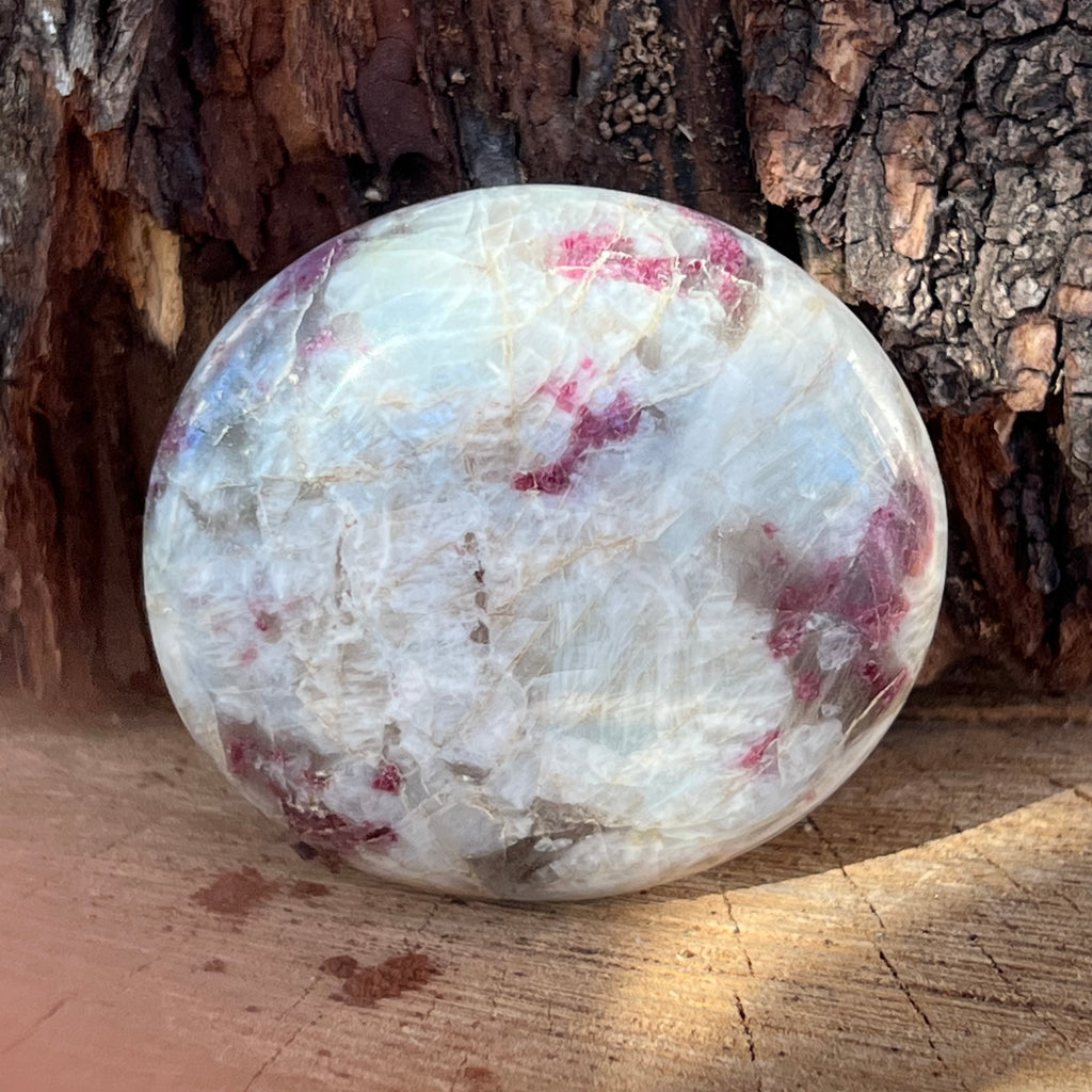 Palmstone rubelit/ turmalina roz m8, druzy.ro, cristale 1