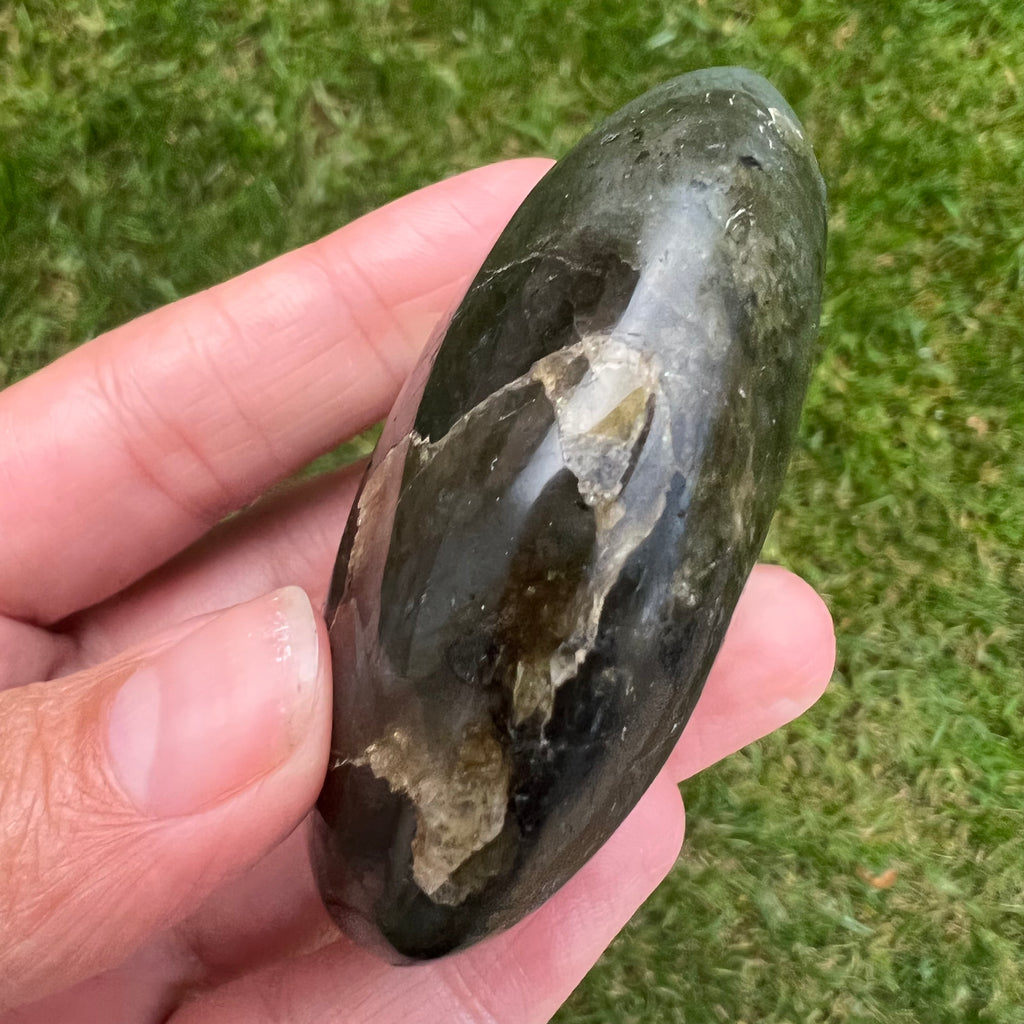 Labradorit palm stone m12, druzy.ro, cristale 4