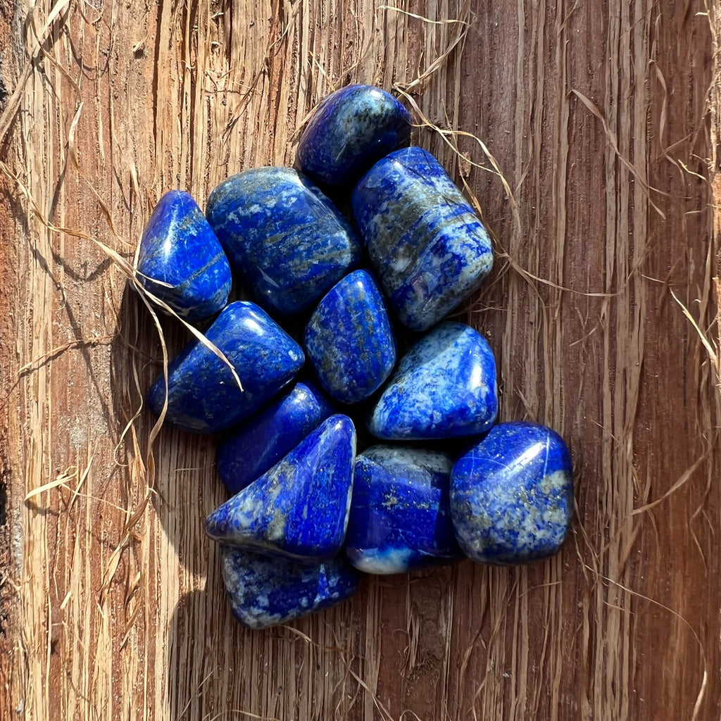 Lapis Lazuli piatra rulata mini, druzy.ro, cristale 5